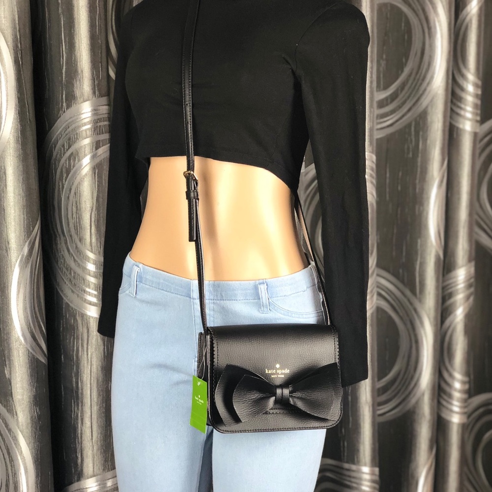 KATE SPADE Hani Vanderbilt Place Bow Crossbody Bag - Picture 8 of 8